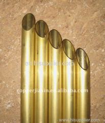 seamless straight brass tube for water heating&cooling