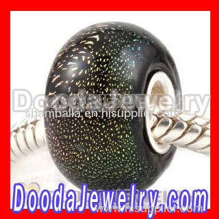 european style dichroic foil glass beads