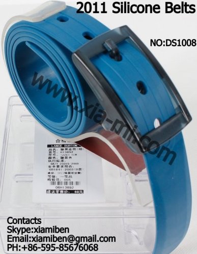 2011 fashion silicone plastic rubber pu pvc tpu tpe belts