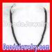 Black shamballa necklace