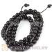 Black shamballa necklace