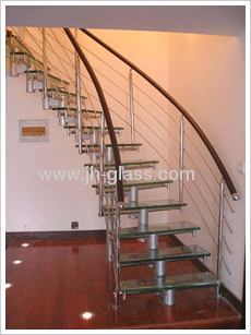 Tempered Glass Staircase (JH-671)