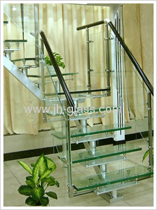 Tempered Glass Staircase (JH-676)