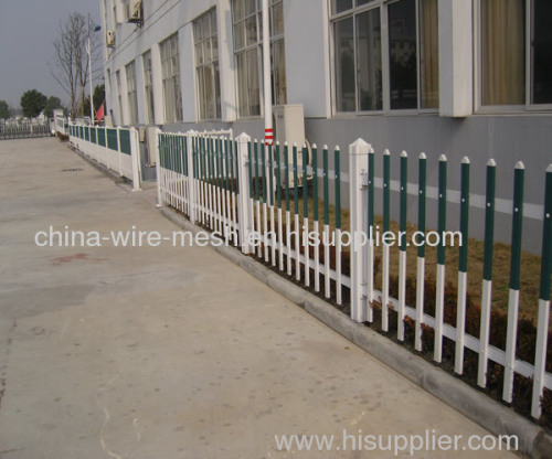 PVC Model steel fence in community