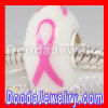 Breast Cancer Awareness Pink Ribbon Murano Glass Beads 925 Sterling Silver european Compatible