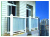 PVC Model steel fence in balcony
