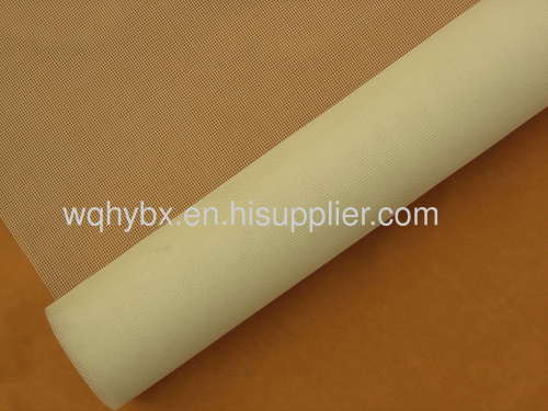 Plain weave fiberglass window screen netting