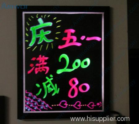 led writing boards; led flashing board; led neon board