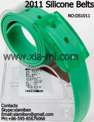 fashion colorful promotional sports silicone belts,plastic belts,rubber belts