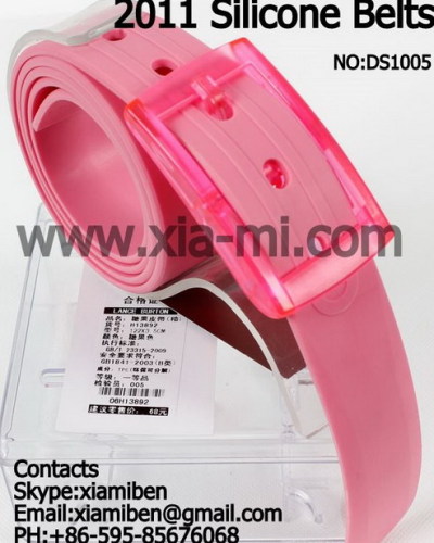 fashion colorful promotional sports silicone belts,plastic belts,rubber belts