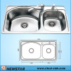 Top mount Steel Sink With Faucet