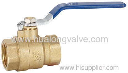 blue handle Brass ball valve