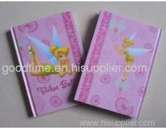 Fashion pink recyclable Hard coever notebook