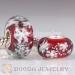 european snowflake glass beads wholesale