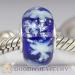 fashion snowflake glass charms