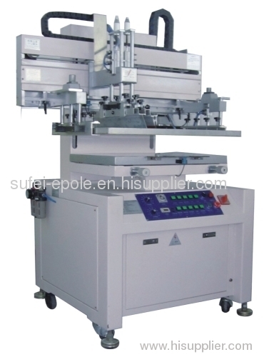 vertical flat screen printing machine