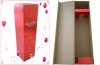 Red recyclable wine gift box:
