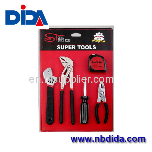 pliers measure tape screwdrivers