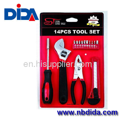 14pc bits handlerand screwdriver bits home tool kits