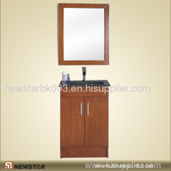 Classic Vanity With Rectangle Glass Tops