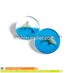 3D dolphin bouncy ball
