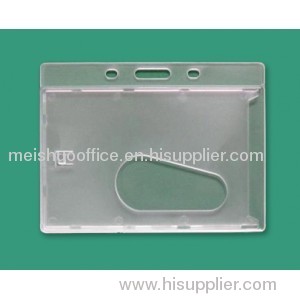 enclosed id badge holder