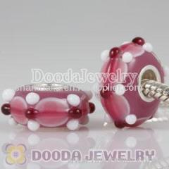 european Style Lampwork Glass Beads With 925 Sterling Silver Core Fit european Bracelet Jewery