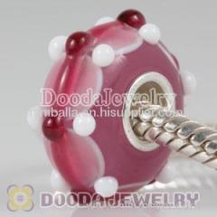 european Style Lampwork Glass Beads With 925 Sterling Silver Core Fit european Bracelet Jewery