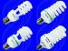 Full spiral energy saving lamps