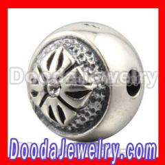 Wholesale 10mm shamballa style sterling silver Bead with Austrian Crystal