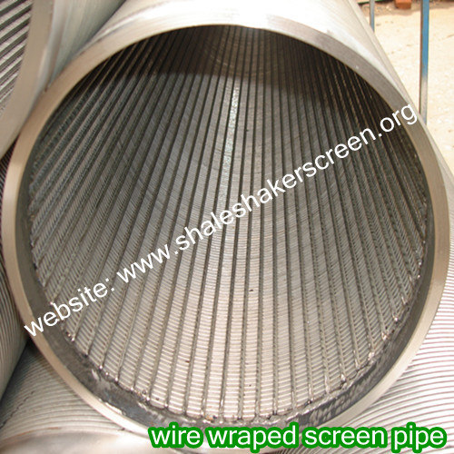 wire wrapped screen /Jonson screen/sus304 screen pipe