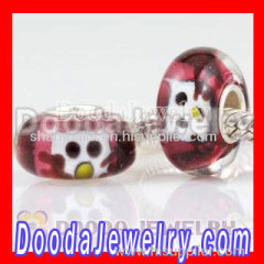 european style glass charm beads