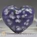 murano glass heart glass charms