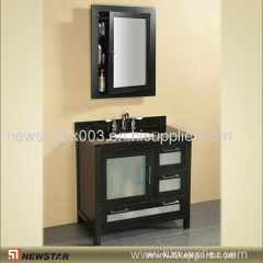 Frost Glass Door Vanity Furniture