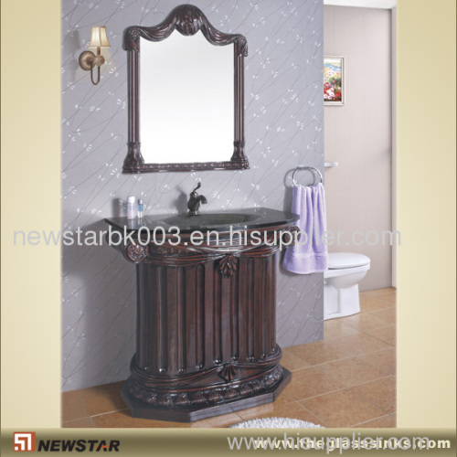 Antique Design Wooden Pedestal Vanity