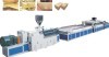 Wood and plastic profile production line