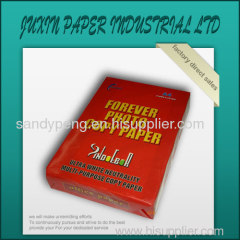 100% woodpulp photocopy paper