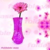 folding plastic flower vase