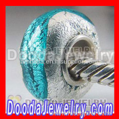 european foil glass beads