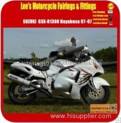 Suzuki GSX-1300 Hayabusa 1997-2007 White Motorcycle Fairings