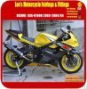 Suzuki GSX-R1000 2003-2004 Yellow and Gray ,Black Sport Motorcycle Body Kits