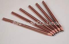 Plastic HB lead stripe pencil