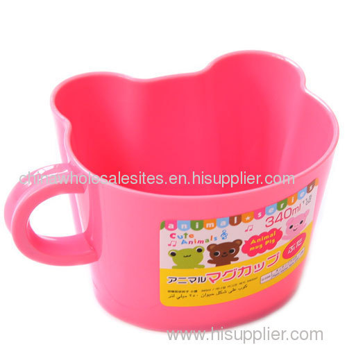 Cute animal cup toothbrush cup Rose