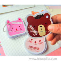 South Korea Stationery cartoon style buckle notes / memo pad - Winnie