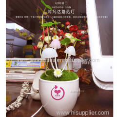 Avatar Dapanduola mushroom light romantic heart -USB Interface