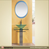 Bathroom Glass Pedestal