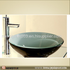 Topmout Design Glass Vessels Basin