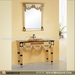 Classic Glass Bathroom Vanity