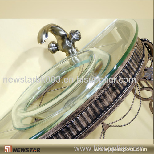 Clear Glass Bathroom Basins