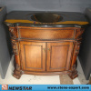 Wooden Cabinet with Granite Vanity Tops